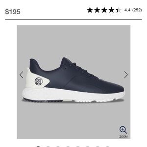Men's Navy and White Sneakers